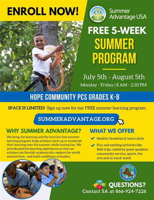 Hope Tolson Summer Advantage